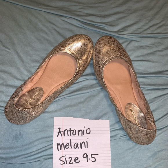 ANTONIO MELANI Shoes - Antonio Melani gold ballet flats